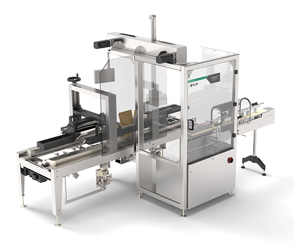 Semi-manual Cumulus Case Packer comes ready to aggregate serialized bottles